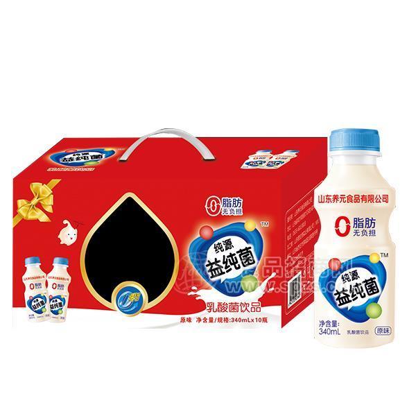 ·纯源益纯菌乳酸菌饮品340mlX10瓶 
