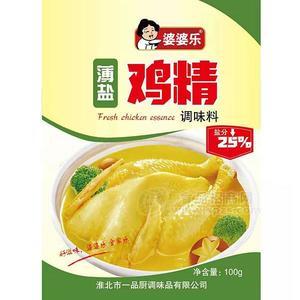 婆婆樂薄鹽雞精調味料100g