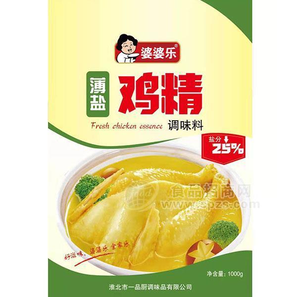 婆婆乐薄盐鸡精调味料1000g