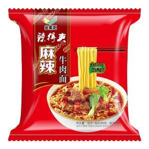 金紫陽辣的爽麻辣牛肉面 方便面