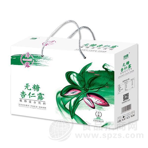 ·淳露无糖杏仁露植物蛋白饮料  招商 