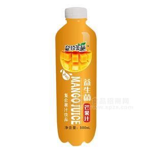 奇珍菓葩復(fù)合果汁飲料益生菌芒果汁飲料500ml