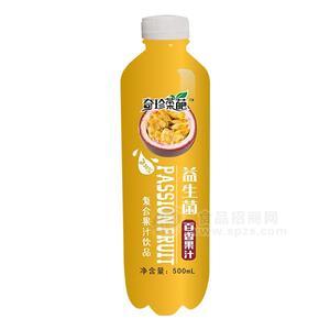 奇珍菓葩復(fù)合果汁飲料益生菌百香果飲料500ml