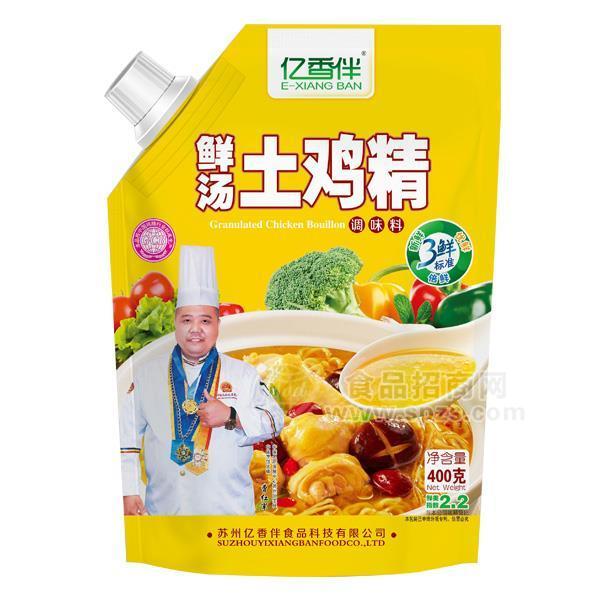 ·亿香伴 鲜汤土鸡精调味料400g 