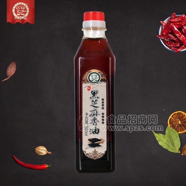 巧手翁黑芝麻油500ml