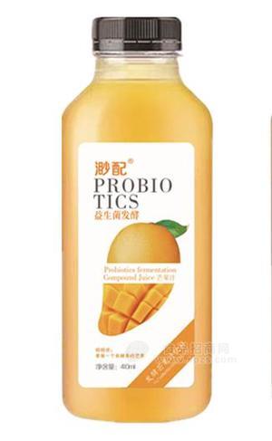 渺配益生菌发酵芒果汁410ml 发酵果汁
