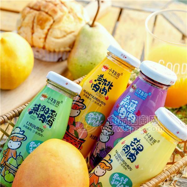 小牛發(fā)現(xiàn)  果肉型果汁190克  四個(gè)品種