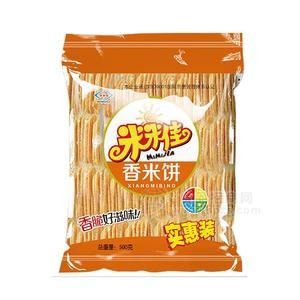 米米佳袋裝香米餅 實(shí)惠裝500g餅干 膨化食品