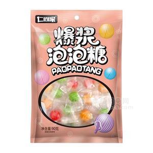 仁尚家爆浆泡泡糖 零食