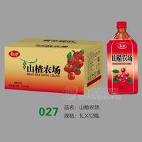 喜太郎山楂農(nóng)場(chǎng)山楂味果味飲料1Lx12瓶