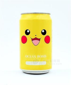 Ocean Bomb小黃瓜風(fēng)味碳酸飲料330ml（皮卡丘版）