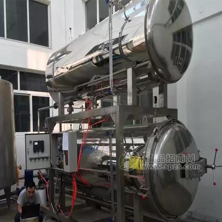 高温灭菌杀菌锅 卧式高温杀菌锅 鸭血豆腐杀菌锅