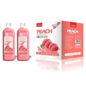 众口妙思慕雪  樱花桃复合果汁饮料1.25Lx6瓶