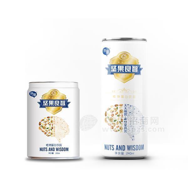 ·拼脑 坚果良智 植物蛋白饮品   240ml 