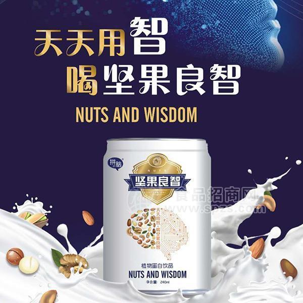 ·拼脑 坚果良智 植物蛋白饮品 240ml 