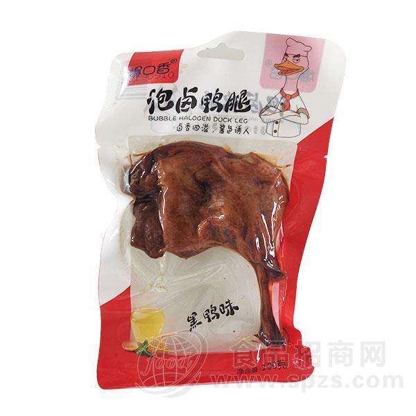 爆口香 泡卤鸭腿 休闲食品 黑鸭味 100g