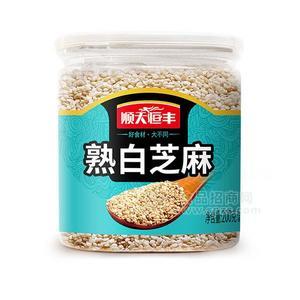 順天恒豐 熟白芝麻 干鮮調(diào)味品 200g