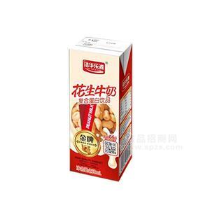 浩华乐源 花生牛奶 早餐奶 复合蛋白饮品250ml
