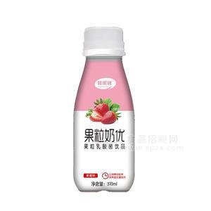 珍樂優(yōu)草莓果粒奶優(yōu)果粒乳酸菌飲品招商