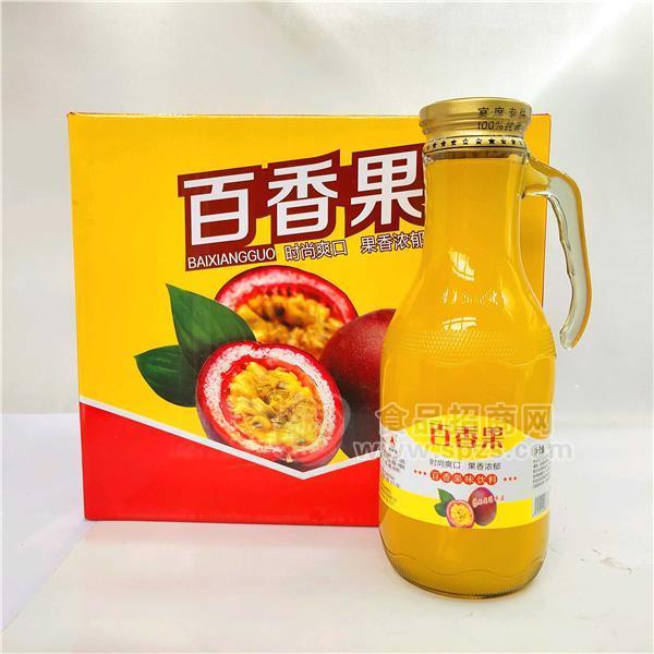 百香果 1.5L玻璃瓶果味飲料