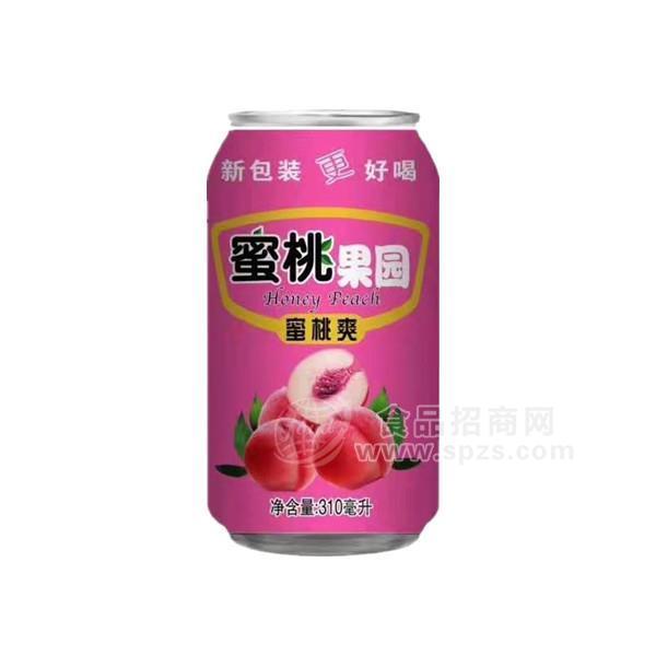 ·蜜桃果园 蜜桃爽风味饮料310ml 