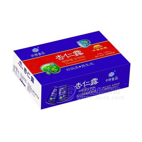 中特食品 植物蛋白饮料杏仁露 240mlX20罐