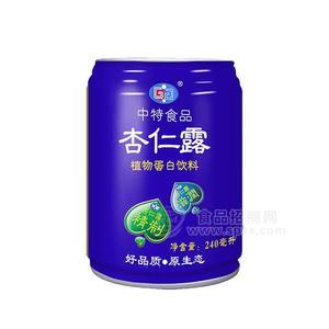 中特食品 杏仁露植物蛋白飲料罐裝240ml