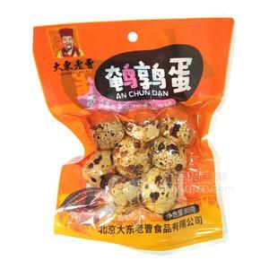 大东老曹 鹌鹑蛋 香辣味零食招商 80g