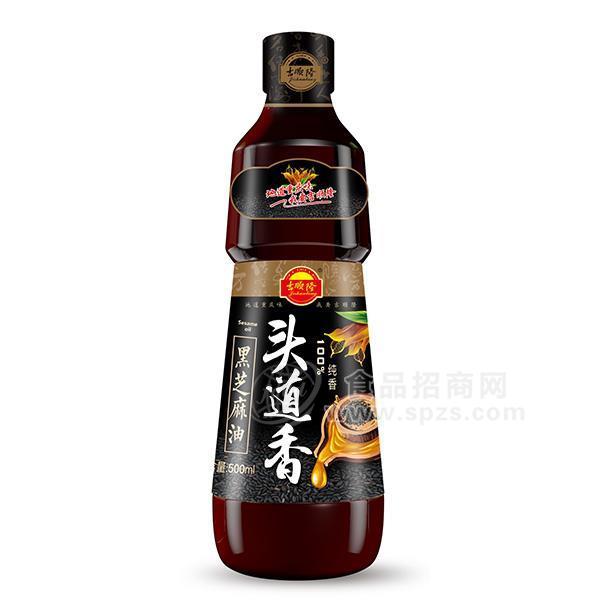 吉順隆 頭道香 黑芝麻油500ml