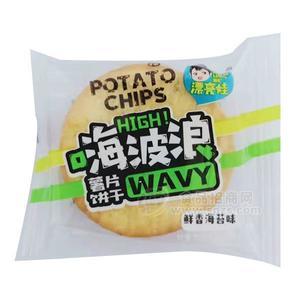 漂亮娃 薯片餅干 烘焙食品 鮮香海苔味