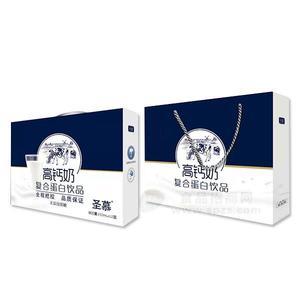 圣慕 禮盒裝高鈣奶 復(fù)合蛋白飲料 250mlx12盒