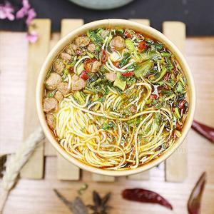 雷洽  招牌牛肉面 实物图 招商