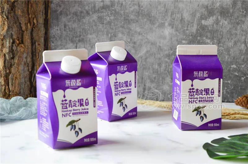 孕婦飲料藍(lán)靛果果汁8%原漿無添加8盒*500毫升佳木斯特產(chǎn)