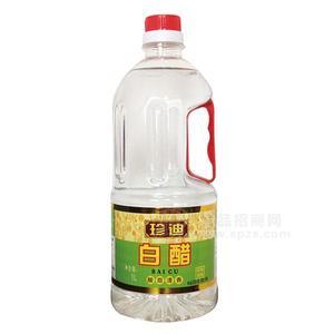 珍迪 白醋 調(diào)味品 酸甜清香 1L