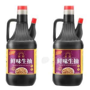 丽阳 鲜味生抽 桶装酱油800ml