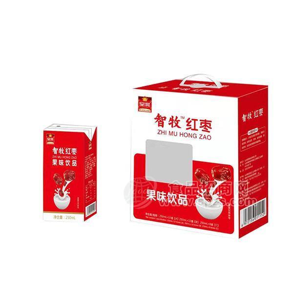 皇晁智牧紅棗果味飲品禮盒裝250mlx12/10/8盒