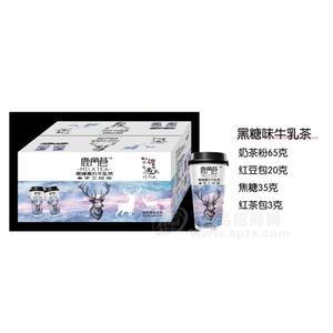 鹿角巷黑糖鹿丸牛乳茶手工现泡黑糖味牛乳茶奶茶固体饮料