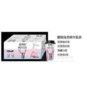 鹿角巷蜜桃乌龙牛乳茶手工现泡蜜桃乌龙味牛乳茶奶茶固体饮料