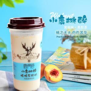 鹿角巷小鹿桃醉摇摇果粒奶风味固体饮料奶茶招商黄桃味果粒茶