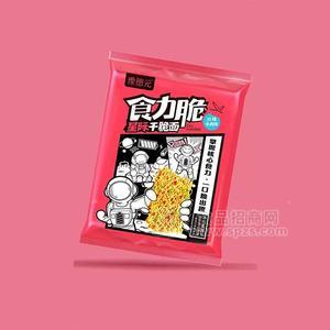 豫德元 食力脆星際干脆面 川辣牛肉味油炸型方便面56g