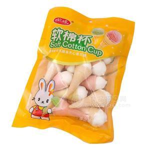 软棉杯 充气糖果夹心棉花糖 招商