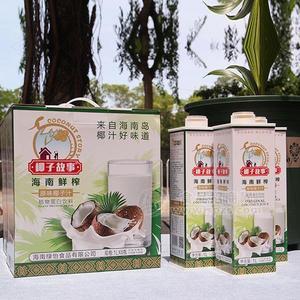 椰子故事 生榨椰子汁 海南椰汁1L