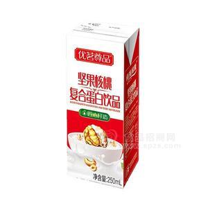 優(yōu)茗尊品 堅果核桃復(fù)合蛋白飲品250ml