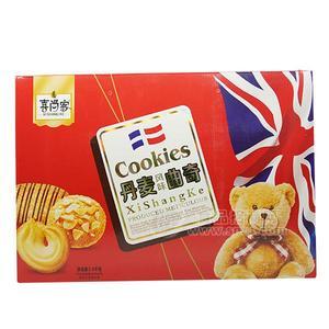 喜尚客 丹麥風(fēng)味曲奇 餅干 過(guò)年送禮佳品 禮盒餅干招商1kg
