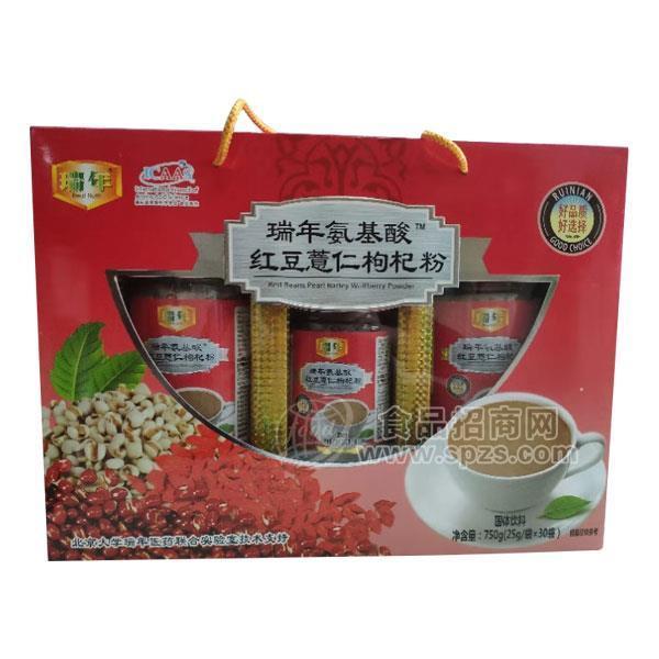 瑞年 瑞年氨基酸紅豆薏仁枸杞粉 固體飲料 沖調(diào)飲品750g