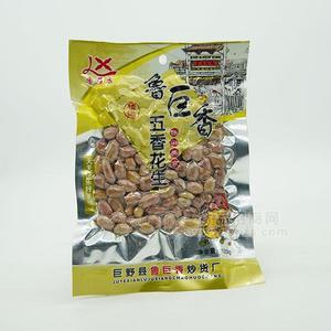 魯巨香 五香花生休閑食品120g