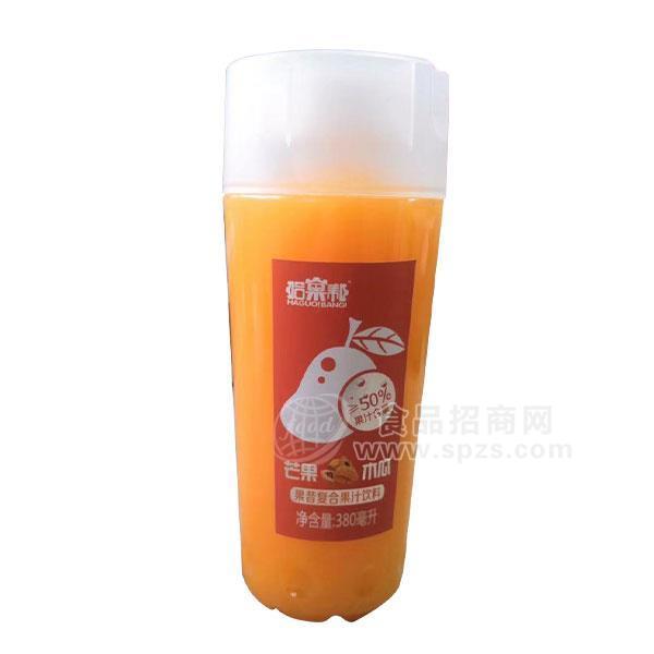 哈菓幫 芒果木瓜果汁飲料 果昔復(fù)合果汁飲料380ml