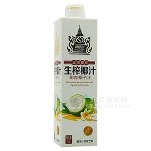 新啟動 生榨椰汁 植物蛋白飲料 風(fēng)味飲料1L