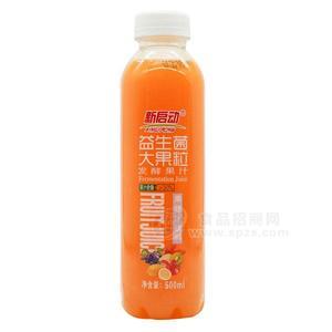 新啟動 益生菌大果粒果蔬汁飲料500ml