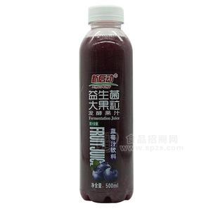 新啟動(dòng) 益生菌發(fā)酵果汁 藍(lán)莓汁飲料500ml